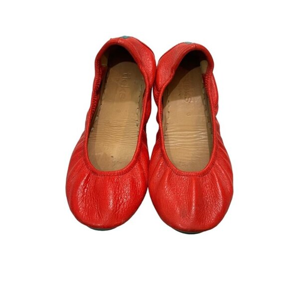 Tieks shoes women's 6 pink leather flats ballet round toe - Picture 1 of 8